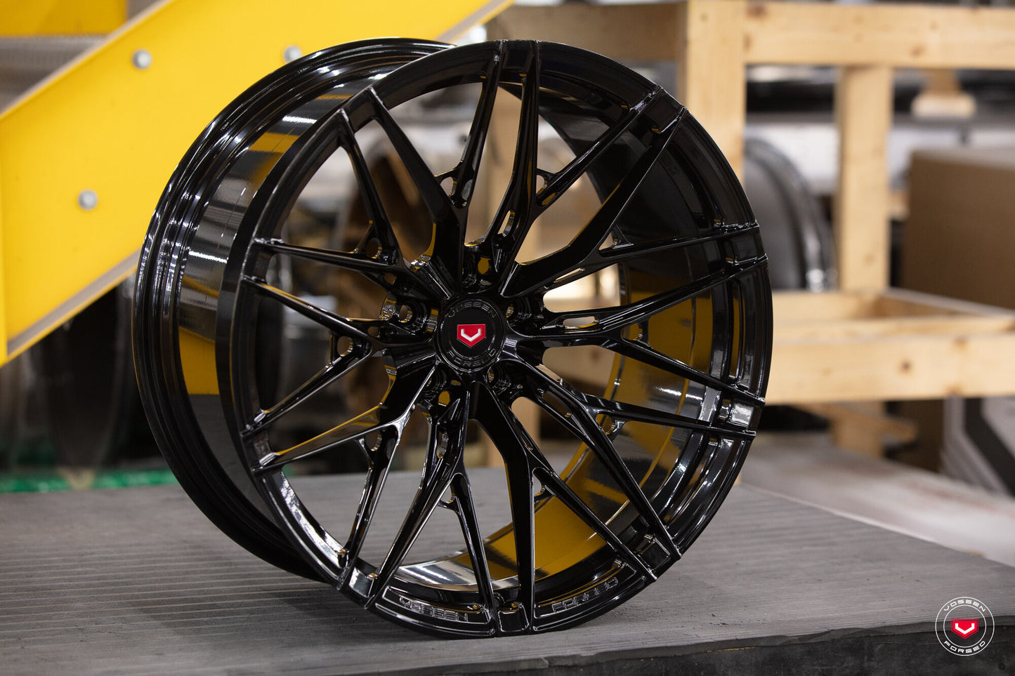 Vossen Forged S21-02 in Gloss Black - Fits Corvette Z06