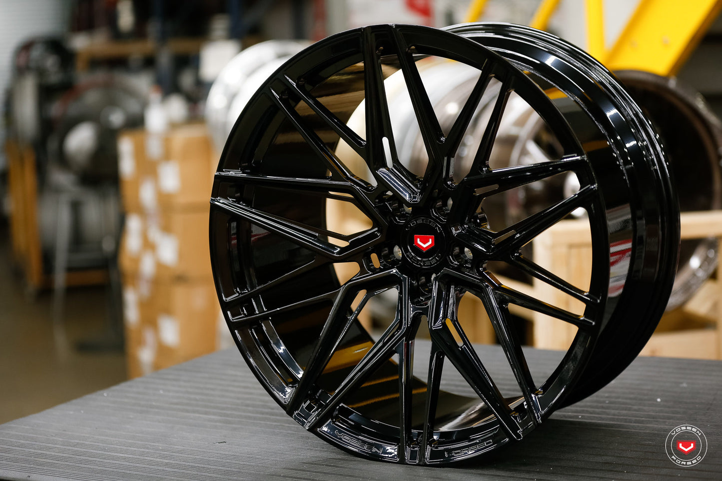 Vossen Forged EVO-5R in Gloss Black - Fits Corvette Stingray