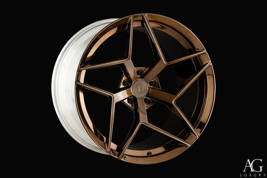 AGL53 Monoblock in Brushed Polished Liquid Bronze