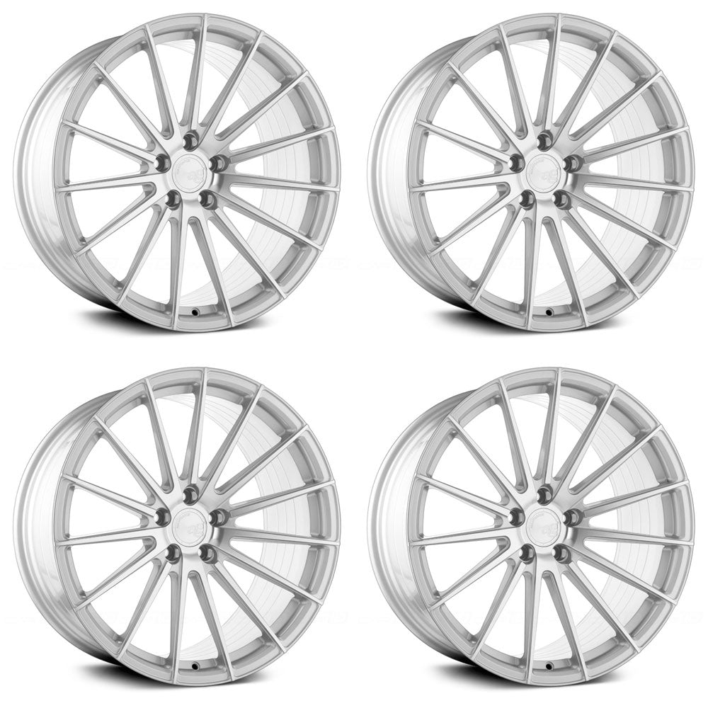 19" Avant Garde M615 Silver 19x8.5 20x11 Wheels Rims Fits Chevrolet Corvette C8