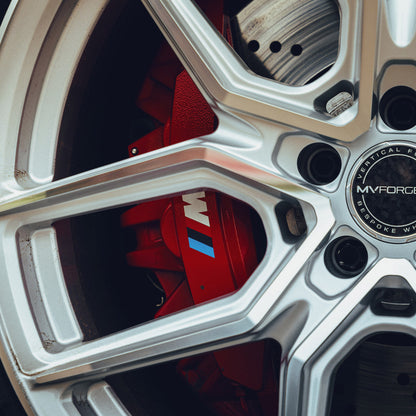 20/21 MV Forged MVF5 Silver 20X9 21X12 Concave Wheels Fits Chevrolet Corvette C8