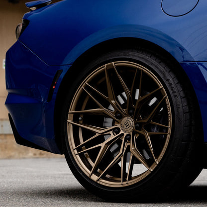 20/21" Rohana RFX17 Bronze Forged Concave Wheels Rims Fits Chevrolet Corvette C8