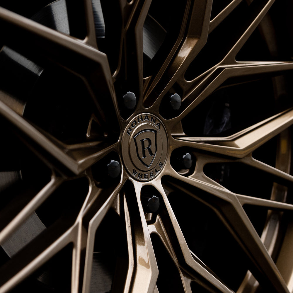 20/21" Rohana RFX17 Bronze Forged Concave Wheels Rims Fits Chevrolet Corvette C8