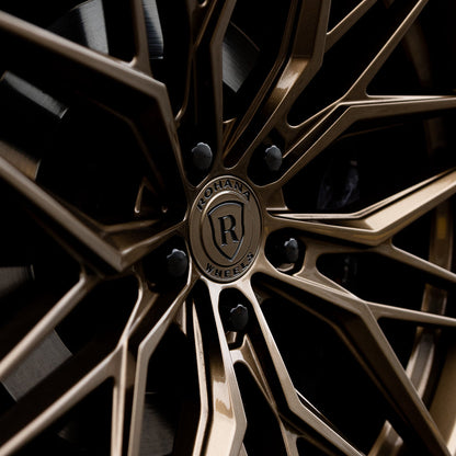 20/21" Rohana RFX17 Bronze Forged Concave Wheels Rims Fits Chevrolet Corvette C8