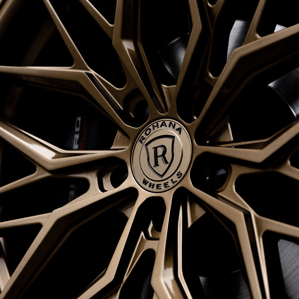 20/21" Rohana RFX17 Bronze Forged Concave Wheels Rims Fits Chevrolet Corvette C8
