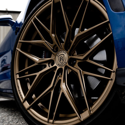20/21" Rohana RFX17 Bronze Forged Concave Wheels Rims Fits Chevrolet Corvette C8
