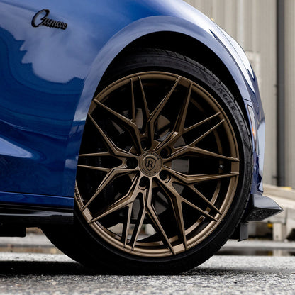 20/21" Rohana RFX17 Bronze Forged Concave Wheels Rims Fits Chevrolet Corvette C8