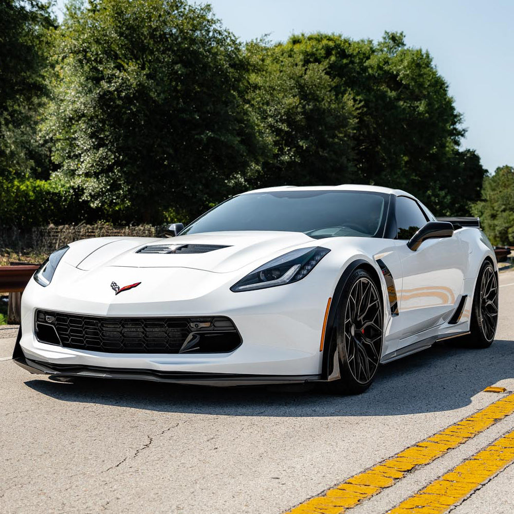 20" Vossen HF2 Grey 20x9 21x12 Concave Wheels Rims Fits Chevrolet Corvette C8