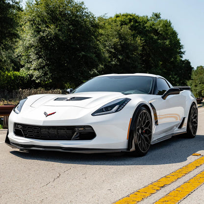 20" Vossen HF2 Grey 20x9 21x12 Concave Wheels Rims Fits Chevrolet Corvette C8