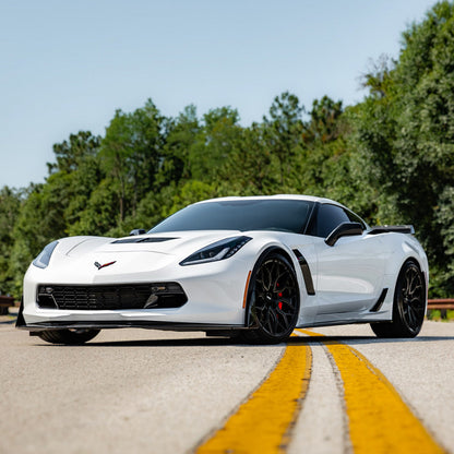 20" Vossen HF2 Grey 20x9 21x12 Concave Wheels Rims Fits Chevrolet Corvette C8