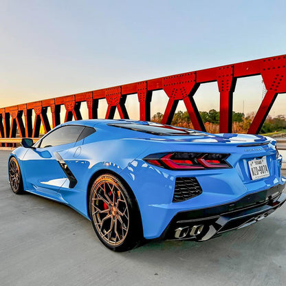 20/21" Stance SF10 Bronze 20x9 21x12 Wheels Rims Chevrolet Corvette C8