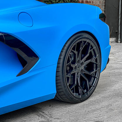 20/21" Stance SF10 Gunmetal 20x9 21x12 Wheels Rims Chevrolet Corvette C8