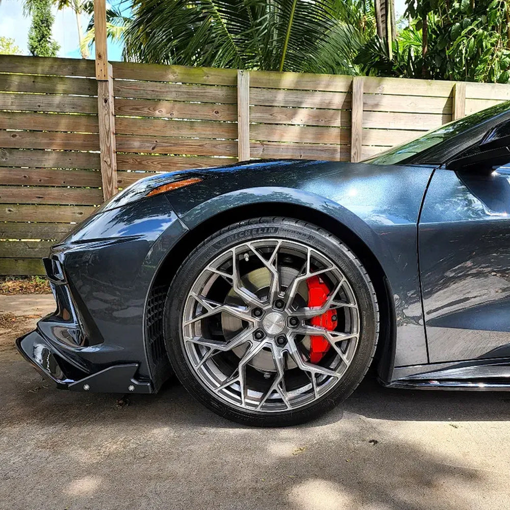 20/21" Stance SF10 Gunmetal 20x9 21x12 Wheels Rims Chevrolet Corvette C8