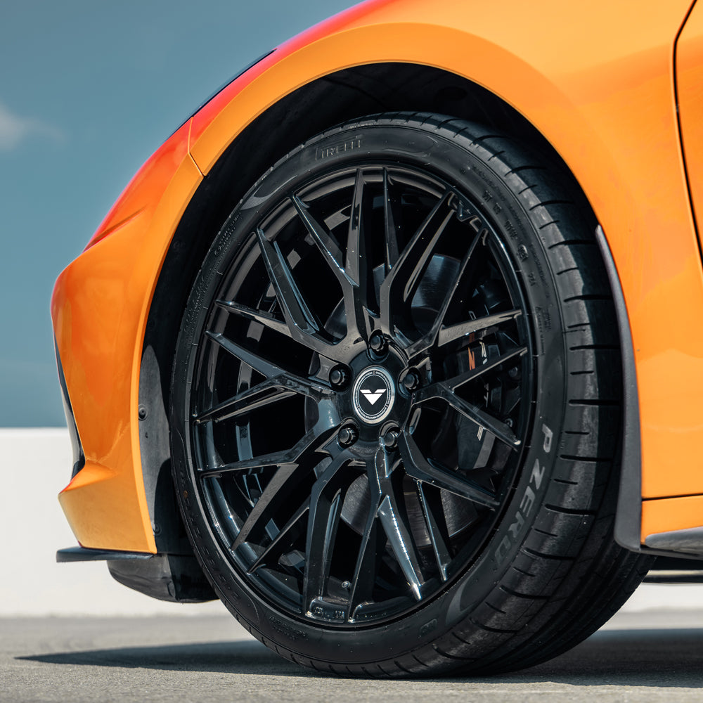 19/20" Vorsteiner V-FF 107 Black Forged Wheels Rims Fits Chevrolet Corvette C8