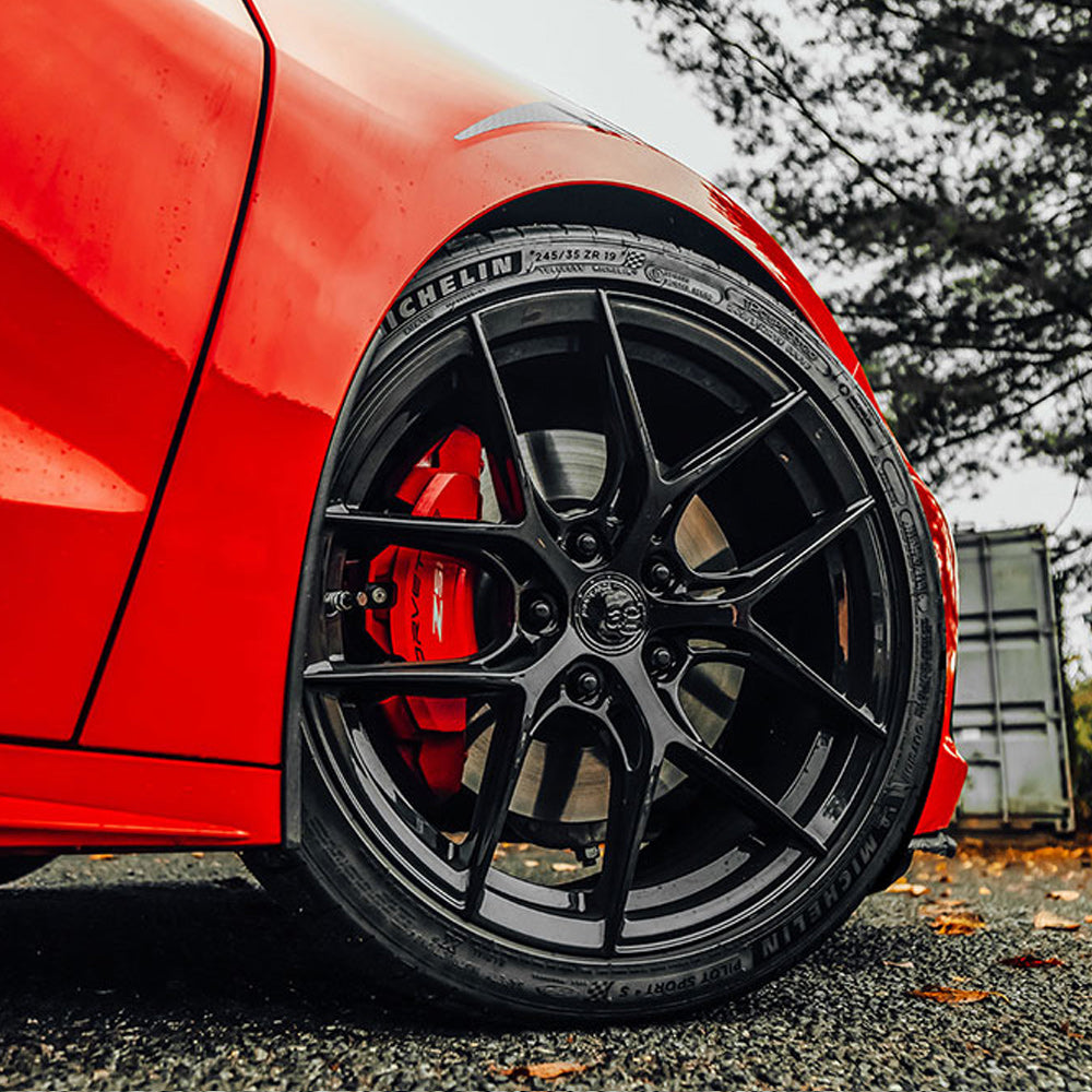 20/21" Avant Garde M580R Black 20x9 21x12 Wheels Rims Fits Chevrolet Corvette C8