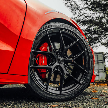 20/21" Avant Garde M580R Black 20x9 21x12 Wheels Rims Fits Chevrolet Corvette C8