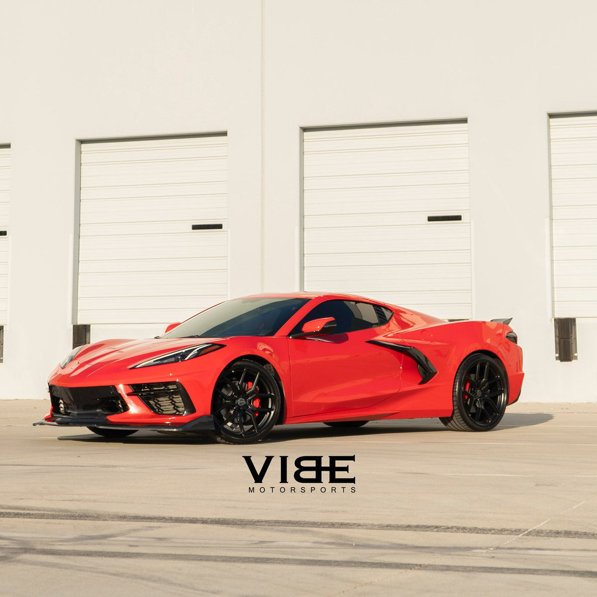 20/21" MV Forged MVF5 Black 20X9 21X12 Concave Wheels Fits Chevrolet Corvette C8