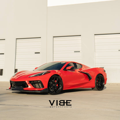 20/21" MV Forged MVF5 Black 20X9 21X12 Concave Wheels Fits Chevrolet Corvette C8