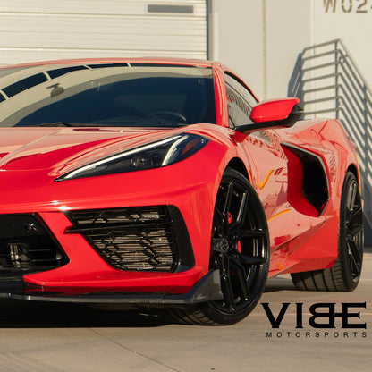 20/21" MV Forged MVF5 Black 20X9 21X12 Concave Wheels Fits Chevrolet Corvette C8