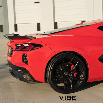 20/21" MV Forged MVF5 Black 20X9 21X12 Concave Wheels Fits Chevrolet Corvette C8