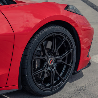 19/20" Vorsteiner V-FF 103 Black Forged Wheels Rims Fits Chevrolet Corvette C8