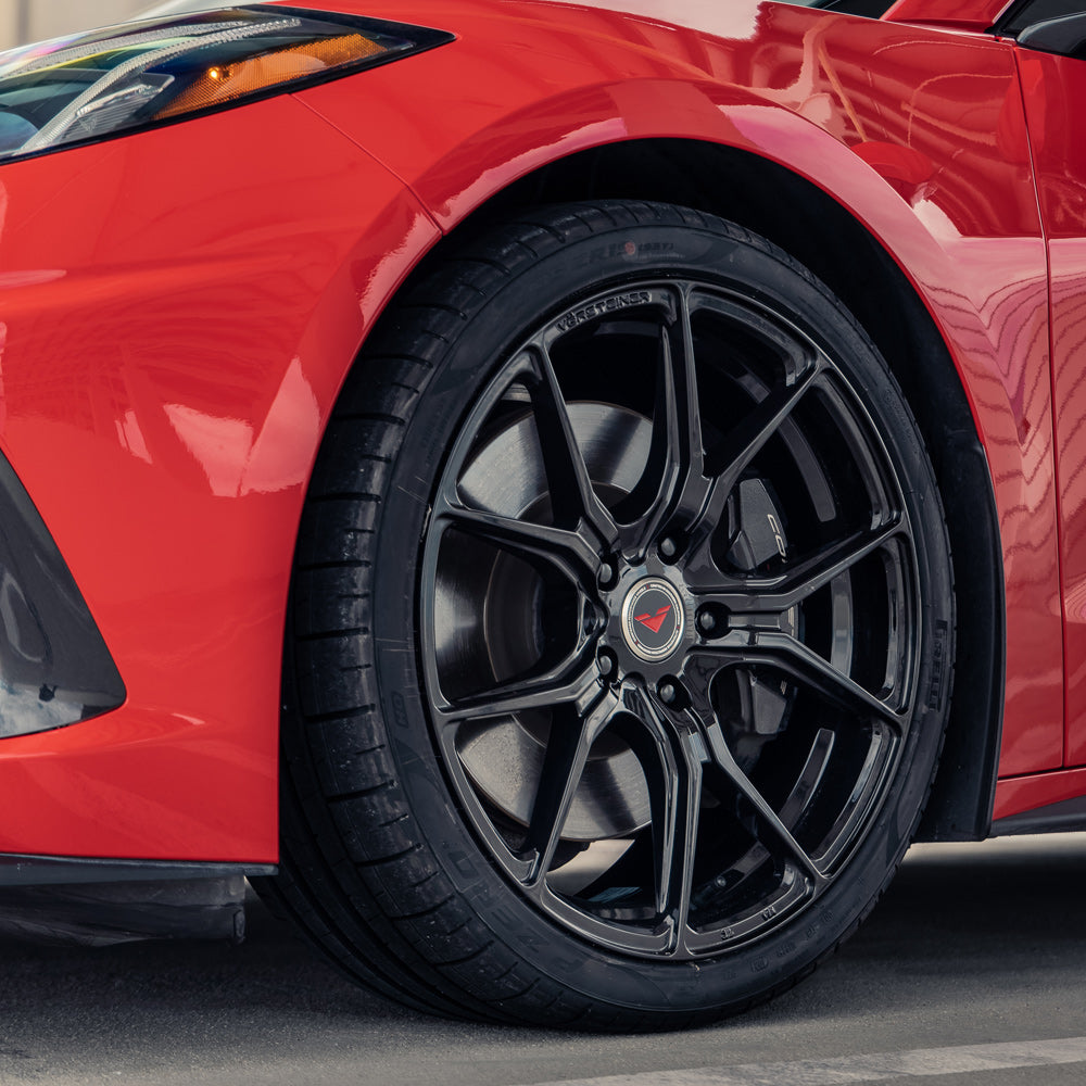 19/20" Vorsteiner V-FF 103 Black Forged Wheels Rims Fits Chevrolet Corvette C8