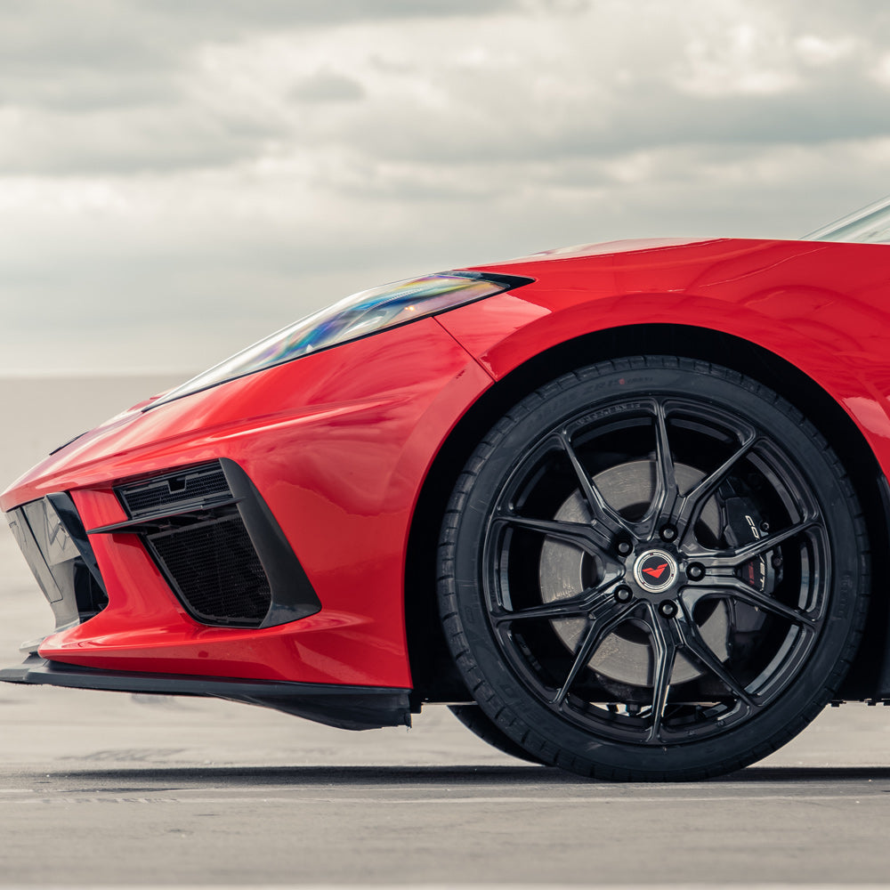 19/20" Vorsteiner V-FF 103 Black Forged Wheels Rims Fits Chevrolet Corvette C8
