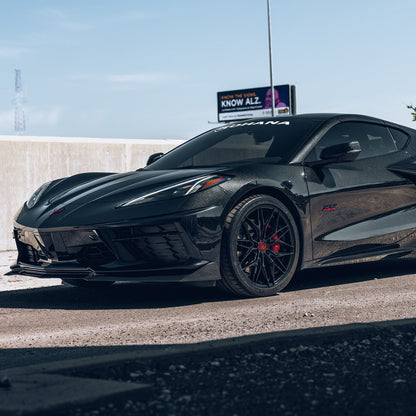20/21" Rohana RFX17 Black Forged Concave Wheels Rims Fits Chevrolet Corvette C8