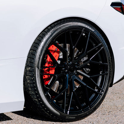 20/21" Avant Garde M520R Black 20x9 21x12 Wheels Rims Fits Chevrolet Corvette C8