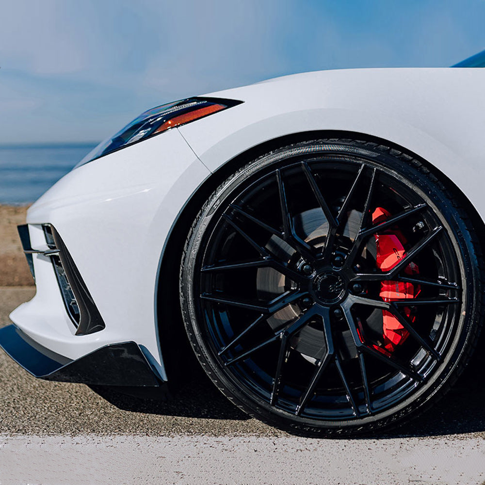 20/21" Avant Garde M520R Black 20x9 21x12 Wheels Rims Fits Chevrolet Corvette C8