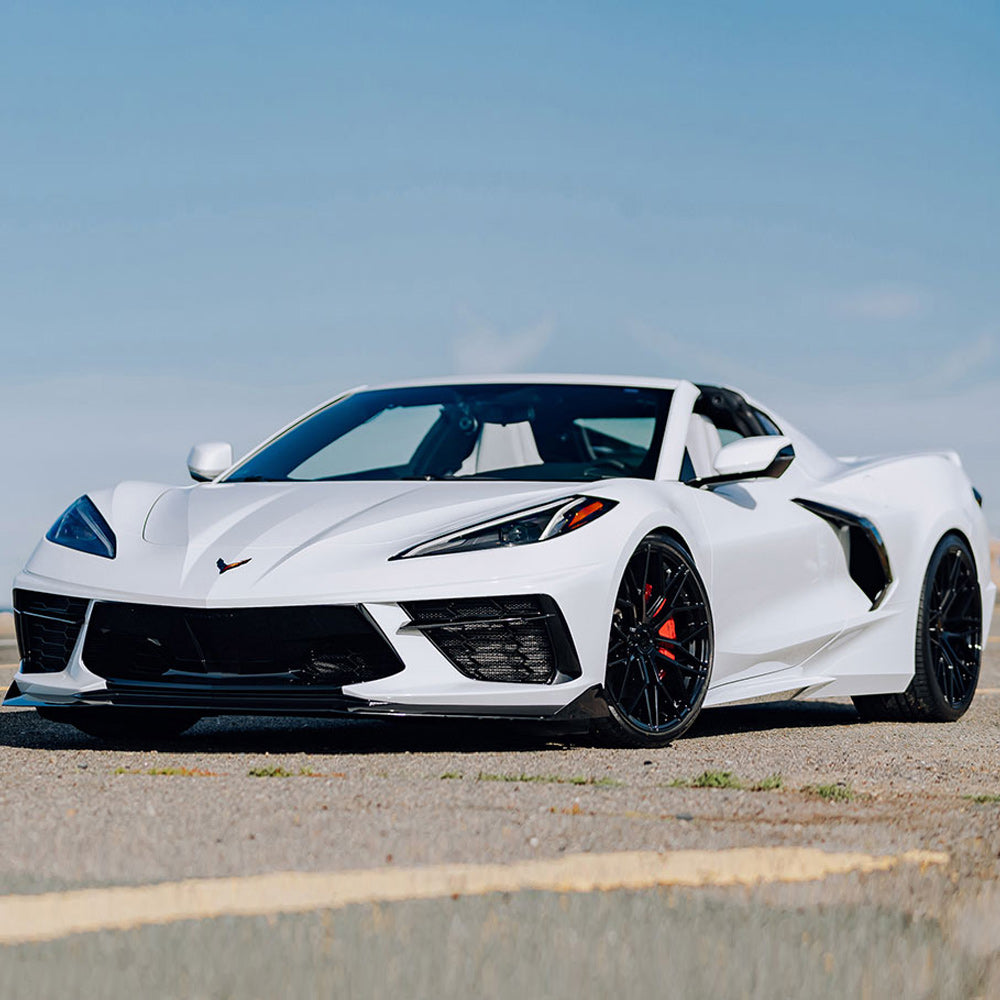 20/21" Avant Garde M520R Black 20x9 21x12 Wheels Rims Fits Chevrolet Corvette C8