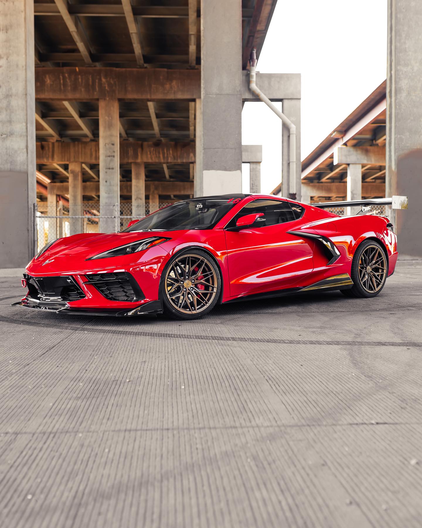 20/21" Rohana RFX17 Bronze Forged Concave Wheels Rims Fits Chevrolet Corvette C8