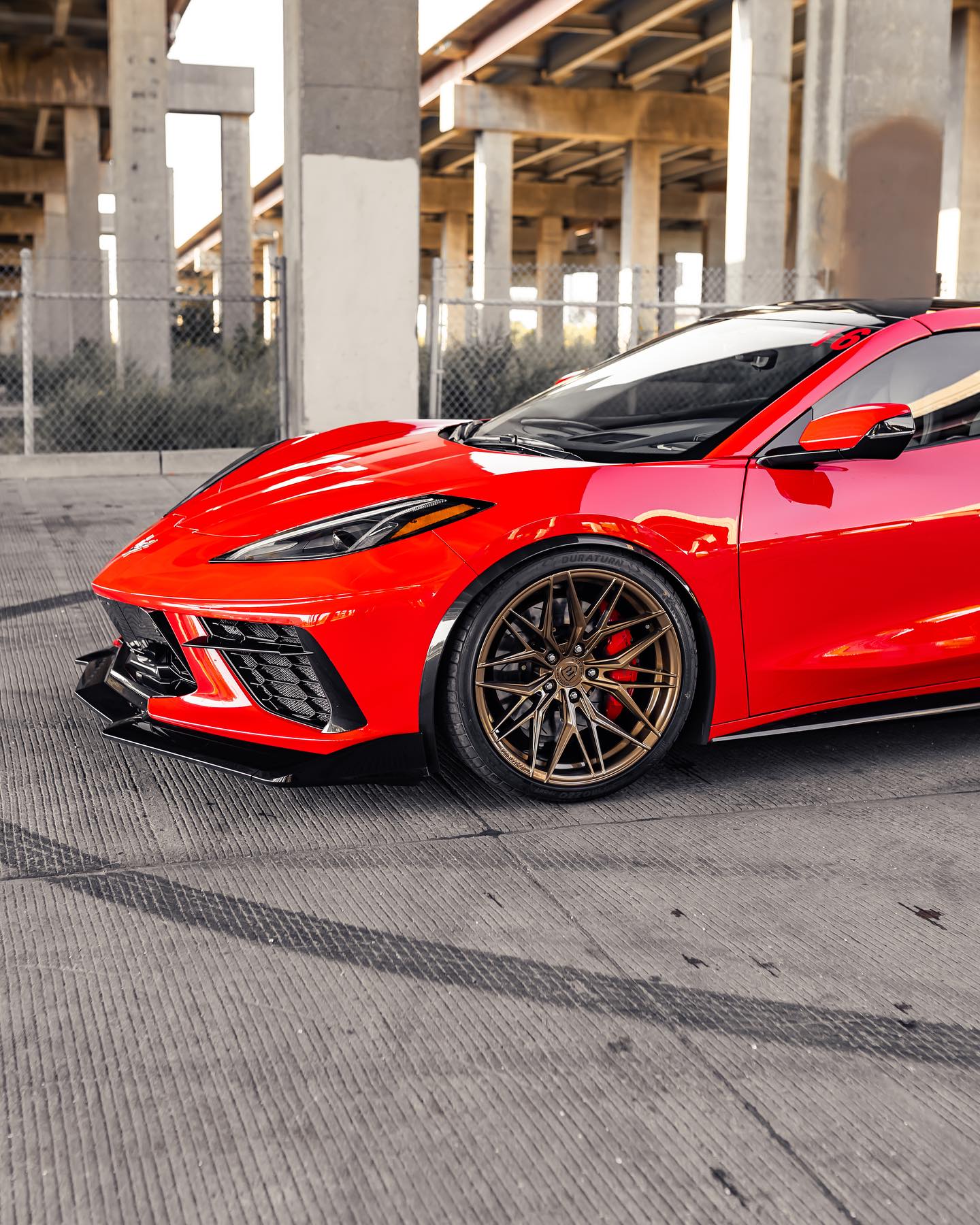 20/21" Rohana RFX17 Bronze Forged Concave Wheels Rims Fits Chevrolet Corvette C8