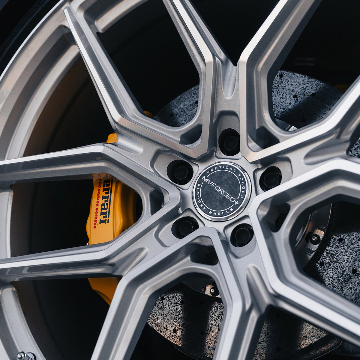 20/21 MV Forged MVF5 Silver 20X9 21X12 Concave Wheels Fits Chevrolet Corvette C8