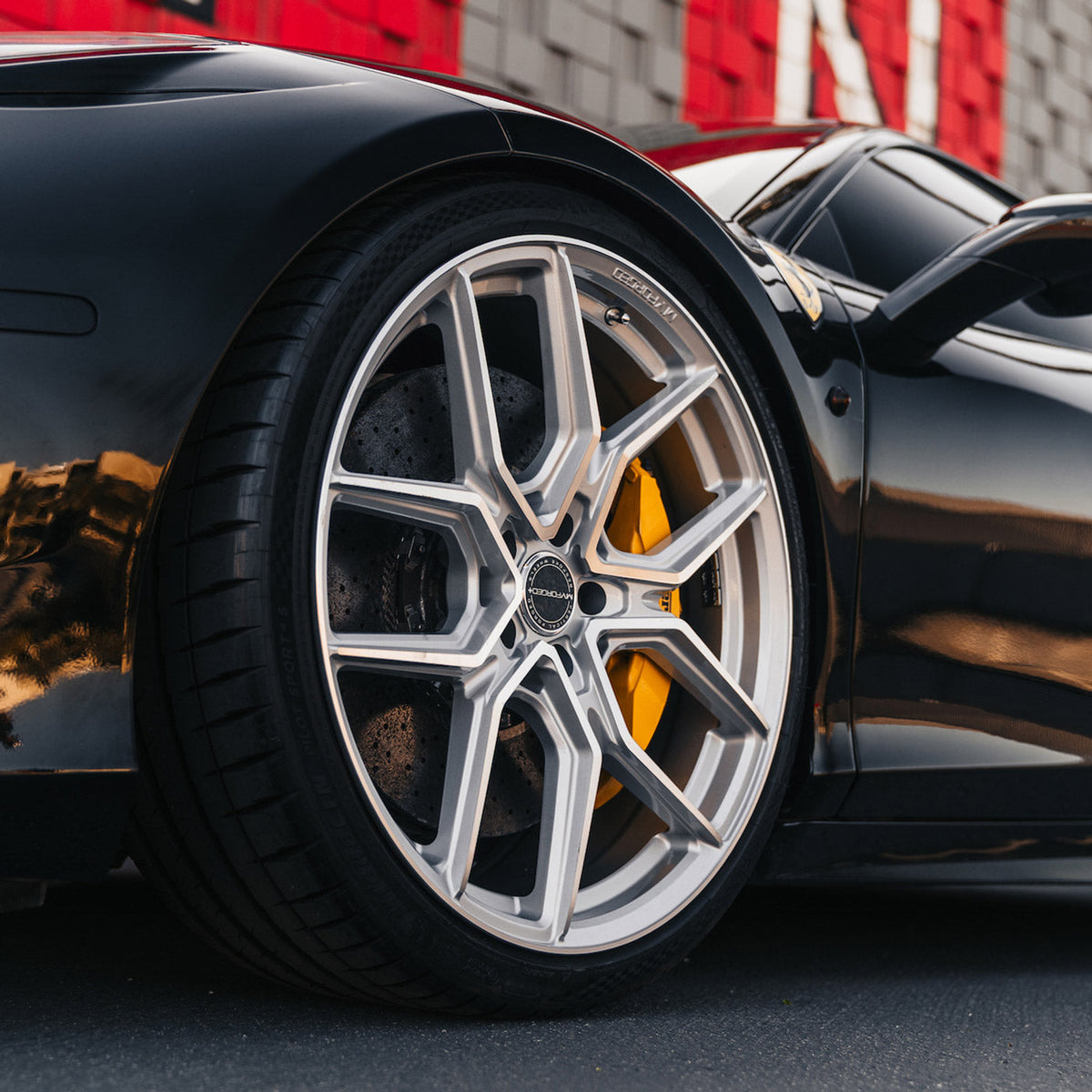 20/21 MV Forged MVF5 Silver 20X9 21X12 Concave Wheels Fits Chevrolet Corvette C8