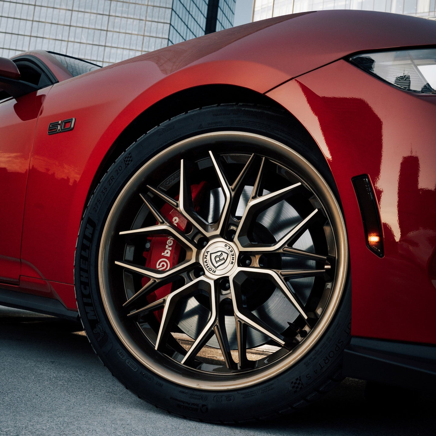 19/20" Rohana RFC3 Black Concave Wheels Rims Fits Chevrolet C8 Corvette