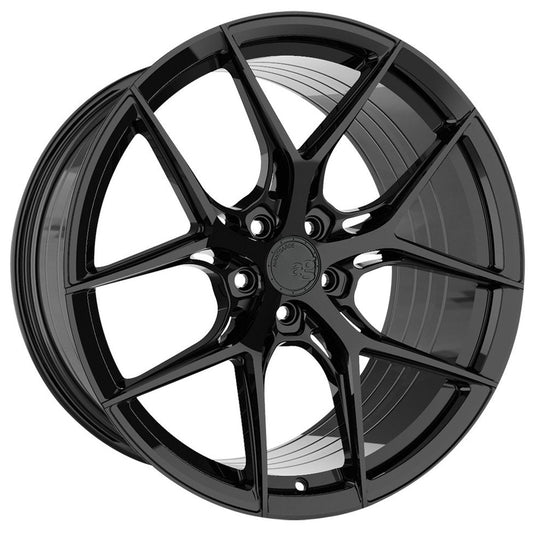 20/21" Avant Garde M580R Black 20x9 21x12 Wheels Rims Fits Chevrolet Corvette C8