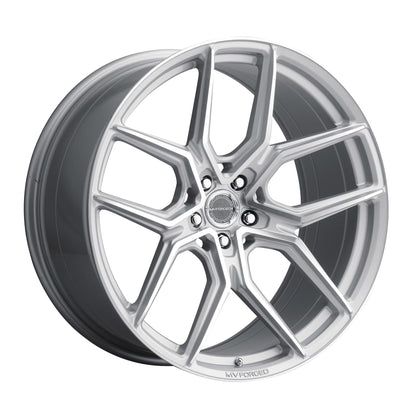 20/21 MV Forged MVF5 Silver 20X9 21X12 Concave Wheels Fits Chevrolet Corvette C8