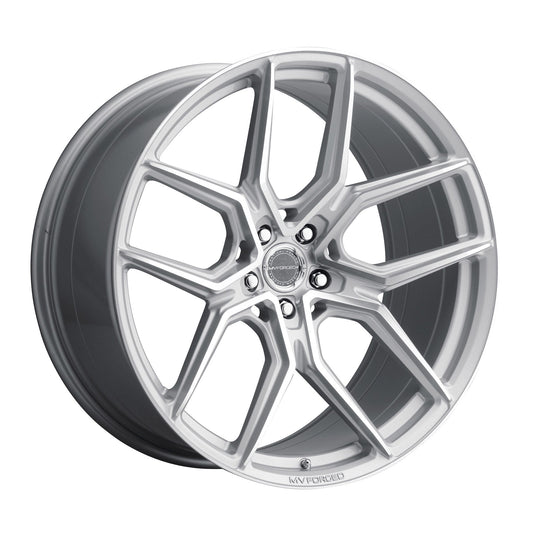 20/21 MV Forged MVF5 Silver 20X9 21X12 Concave Wheels Fits Chevrolet Corvette C8