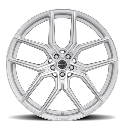 20/21 MV Forged MVF5 Silver 20X9 21X12 Concave Wheels Fits Chevrolet Corvette C8