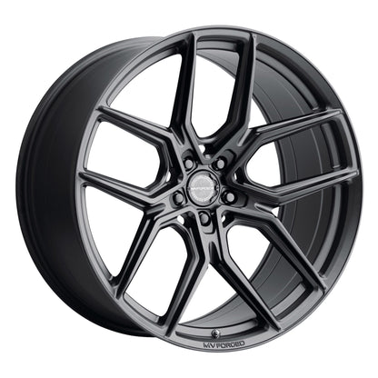 20/21" MV Forged MVF5 Black 20X9 21X12 Concave Wheels Fits Chevrolet Corvette C8