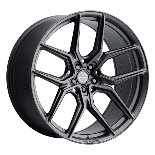 20/21" MV Forged MVF5 Black 20X9 21X12 Concave Wheels Fits Chevrolet Corvette C8