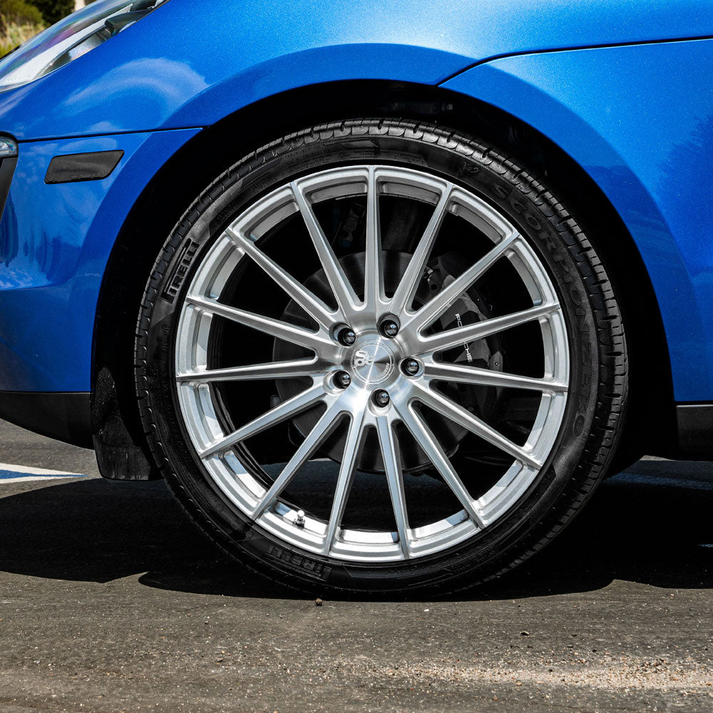 19" Avant Garde M615 Silver 19x8.5 20x11 Wheels Rims Fits Chevrolet Corvette C8