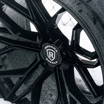 19/20" Rohana RFC3 Black Concave Wheels Rims Fits Chevrolet C8 Corvette