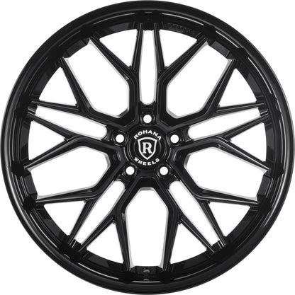 19/20" Rohana RFC3 Black Concave Wheels Rims Fits Chevrolet C8 Corvette