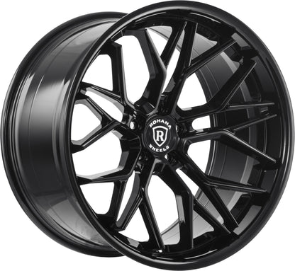 19/20" Rohana RFC3 Black Concave Wheels Rims Fits Chevrolet C8 Corvette