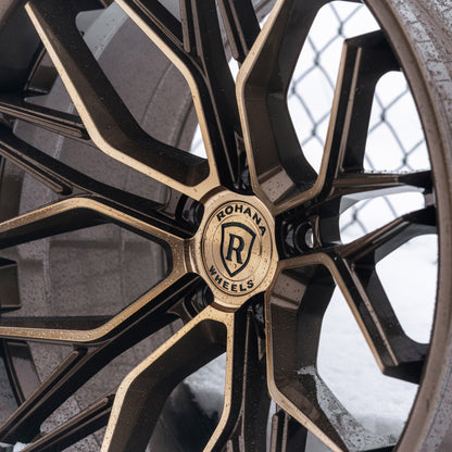 19/20" Rohana RFC3 Black Concave Wheels Rims Fits Chevrolet C8 Corvette