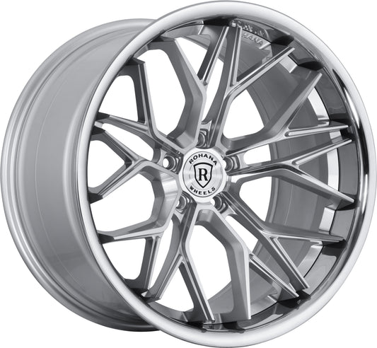 19/20" Rohana RFC3 Silver Concave Wheels Rims Fits Chevrolet C8 Corvette