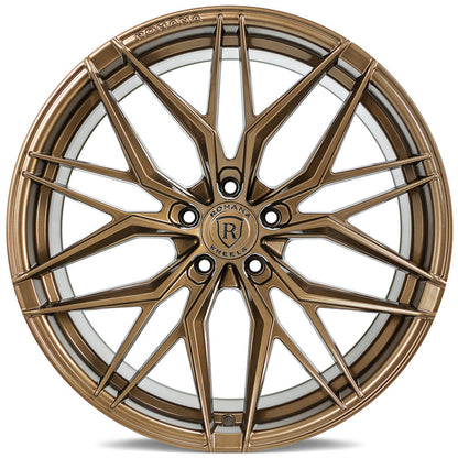 20/21" Rohana RFX17 Bronze Forged Concave Wheels Rims Fits Chevrolet Corvette C8