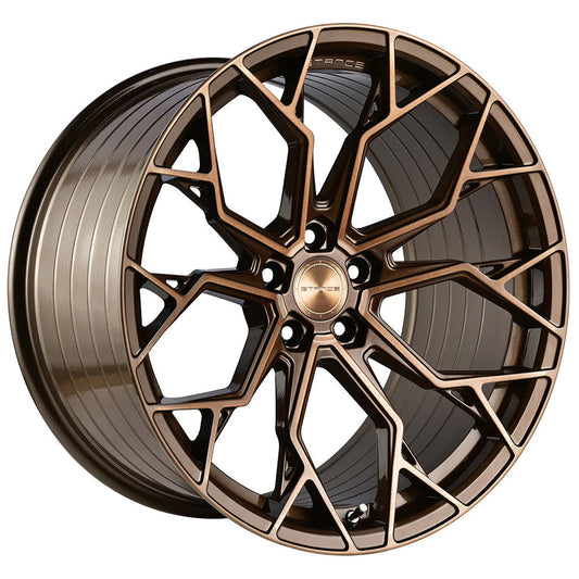 20/21" Stance SF10 Brushed Bronze 20x10 21x13 Wheels Rims Chevrolet Corvette C8 Z06 ERay
